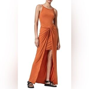 Allsaints Sami Twist Waist Women’s Dress Size 2
